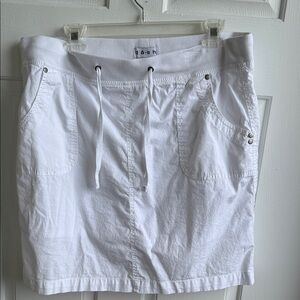 Ash White Midi Skirt for Women
